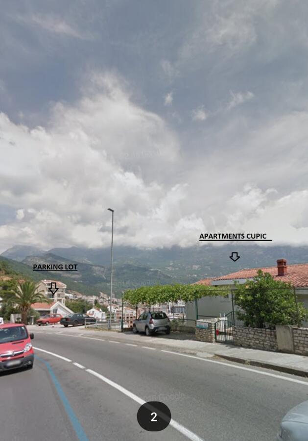 Apartmani Cupic Μπούντβα Εξωτερικό φωτογραφία